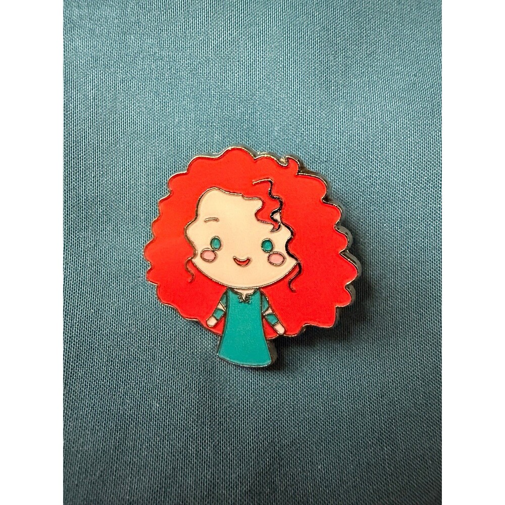 Disney chibi-style Merida pin from the Brave Princess Cuties collection